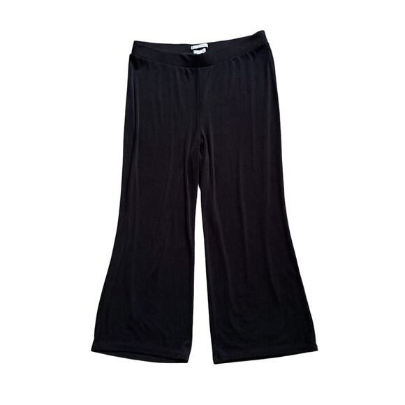 Dana Buchman Pants - Dana Buchman Travel Anywhere Womens Medium Black Pull On Cropped Pants Stretch